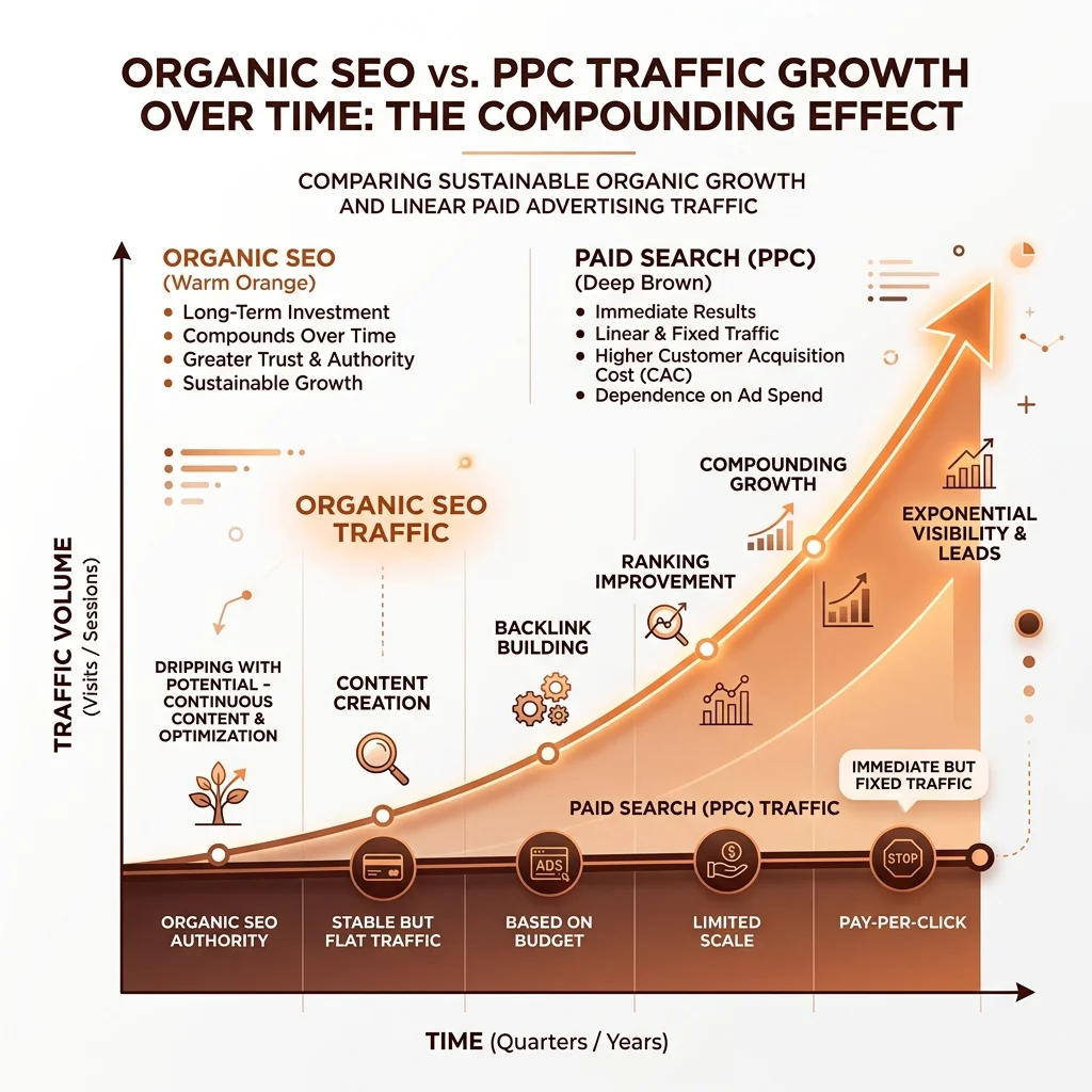 Traffic growth funnel - Marketing ROI Calculator